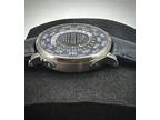 LOUIS VUITTON Escale Otomatic Timezone Q5D22 Watch Rare Blue White