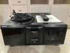 Sony CDP-CX355 CD Changer, Stores 300 CDs , W/ Manual, Remote, RCA Cable. Belts