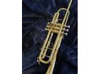 Gold Plated Bach strativarius Trumpet Model 43, Vintage. No Dings Or Scratches.