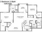 2 Floor Plan 2x2 - Abbey At Barker Cypress, Houston, TX