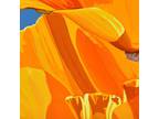 Alex Nizovsky — CALIFORNIAN POPPY #5 — Modern / Pop Art Floral Painting