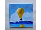 NM Zia Balloon’ Original acrylic painting on 12 x 12" canvas.