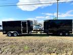 2024 NEW Haulmark 7X12 Blackout Cargo Enclosed Trailer