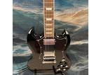 High Quality SG Electric guitar 6string Solid body Silver hardware fast shipping