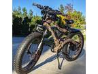 26" E-bike 1500W 48V/15A Electric Bike Mountain Bicycle Fat Tire Full Suspension