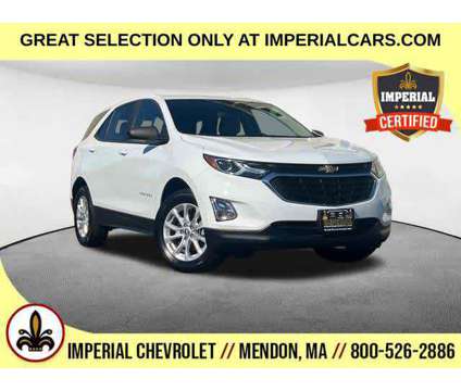 2021UsedChevroletUsedEquinoxUsedAWD 4dr is a White 2021 Chevrolet Equinox LS SUV in Mendon MA