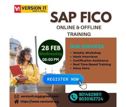 SAP FICO Training in Hyderabad is a Career Services service in Hyderabad AP