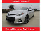 2015 Toyota Corolla 4dr Sdn CVT S w/Backup Sport Pkg LOW MILEAGE! EXTRA CLEAN!!!