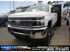 2015 Chevrolet Silverado 3500HD 4WD 37Km Flat Bed Crew Cab 171.5