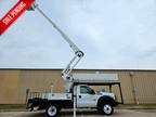 2015 Ford 4X4 F550 ALTEC AT37G FLATBED F550 FLATBED 42' BUCKET TRUCK - Irving,TX