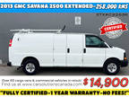 2013 Gmc Savana 2500 Extended Cargo Van ***Fully Certified* 2500