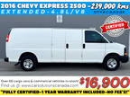 2016 Chevrolet Express 2500 Extended *** Fully Certified *** 2500