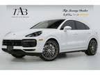 2021 Porsche Cayenne TURBO COUPE V8 RED LEATHER 22 IN WHEELS
