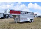 2024 Featherlite 6'7" X 16' X 6'6" STOCK TRAILER