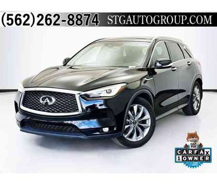 2020 Infiniti Qx50 Luxe is a Black 2020 Infiniti QX50 Luxe SUV in Bellflower CA