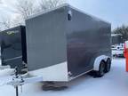 7 x 14 Bravo Silver Star Aluminum Enclosed Trailer