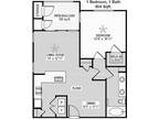 5 Floor Plan 1x1 - Villas At The Rim, San Antonio, TX