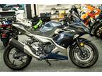 2023 Kawasaki Ninja 400 Metallic Magnetic Dark Gray/Twilight Blue