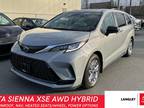 2023 Toyota Sienna XSE AWD HYBRID; LEATHER, SUNROOF, NAV, HEATED SEATS/WHEEL