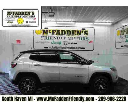 2024 Jeep Compass Limited is a Silver 2024 Jeep Compass Limited SUV in South Haven MI