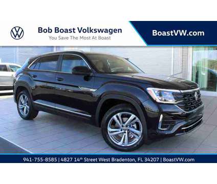 2024 Volkswagen Atlas Cross Sport 2.0T SEL R-Line is a Black 2024 Volkswagen Atlas 2.0T SEL SUV in Bradenton FL