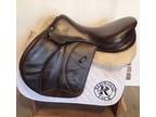 18.5" Voltaire Palm Beach Saddle - Full Buffalo - 2014 - 3AR Flaps - 4.75" dot