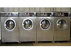 Fair Condition Wascomat Front Load Washer White Side/Stainless Steel W184 USED