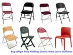 Buy Biege Poly Folding Chairs with Larry Hoffman