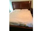 Solid Cherry wood King size bed