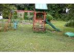 Swing set. with 3 sand boxes