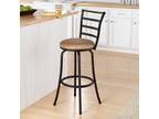 Mainstays Metal Swivel Bar Stool 29'', Set of 3, Black