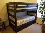 Matching bunkbed, chest o' drawers, bookcase