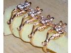 Gold Filled FROG Design Rings Sizes--> two size 7 --- one size 9 ---one size 10