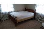 Moving Sale: Serta Full Size Mattress, Frame w/ Headboard and footboard