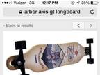Arbor axis gt longboard brand new! For cheap