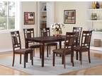 DINING TABLE AND 6 CHAIRS..7pc..ALL WOOD..NEW