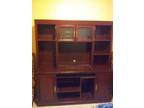 office desk with hutch beutiful cherry red finish