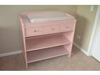 Pink Pottery Barn Changing Table