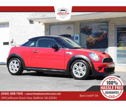 2013 MINI Coupe for sale is a Red 2013 Mini Coupe Coupe in Stafford VA
