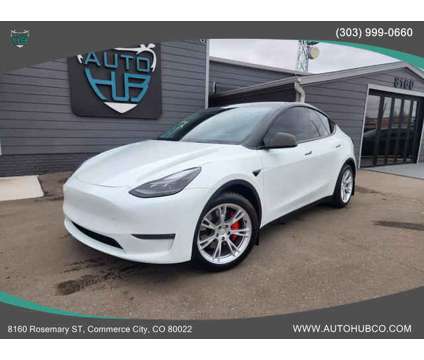 2021 Tesla Model Y for sale is a White 2021 Car for Sale in Commerce City CO