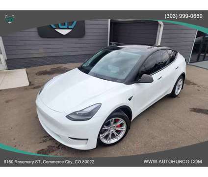 2021 Tesla Model Y for sale is a White 2021 Car for Sale in Commerce City CO