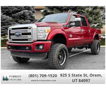 2015 Ford F350 Super Duty Crew Cab for sale is a Red 2015 Ford F-350 Super Duty Car for Sale in Orem UT