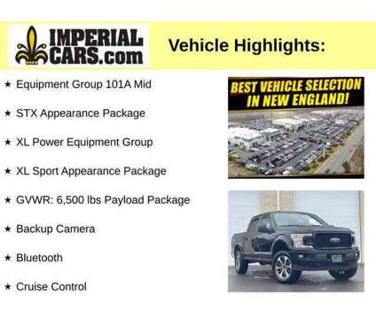 2019UsedFordUsedF-150Used4WD SuperCrew 5.5 Box is a Black 2019 Ford F-150 XL Truck in Mendon MA