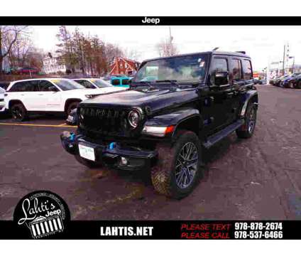 2024NewJeepNewWrangler 4xeNew4x4 is a Black 2024 Jeep Wrangler Car for Sale in Leominster MA