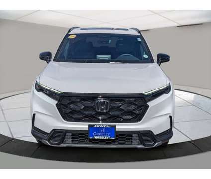 2024 Honda CR-V Hybrid Sport-L is a Silver, White 2024 Honda CR-V Hybrid in Greeley CO