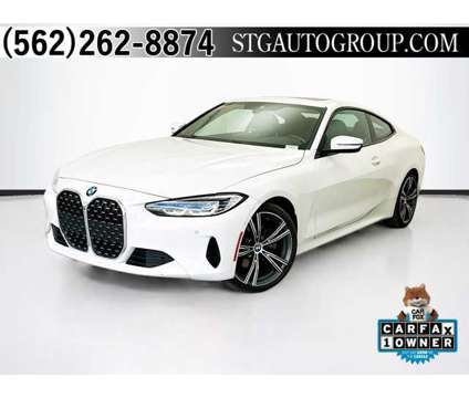 2021 BMW 4 Series 430i is a White 2021 BMW 430 Model i Coupe in Garden Grove CA