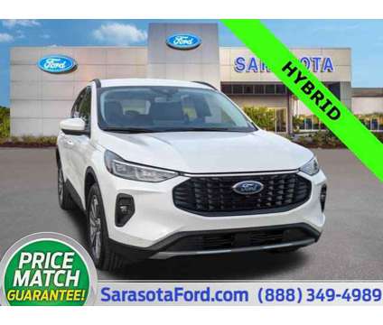 2024 Ford Escape Platinum is a White 2024 Ford Escape Hybrid in Sarasota FL