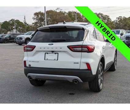 2024 Ford Escape Platinum is a White 2024 Ford Escape Hybrid in Sarasota FL