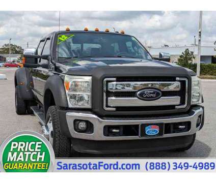 2012 Ford F-450SD Lariat is a Black 2012 Ford F-450 Car for Sale in Sarasota FL