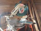Makita 12 sliding miter saw with stand